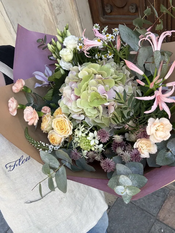 Bouquet de fleurs fraîches de saison - Collection Moment I - Fleuriste Nîmes